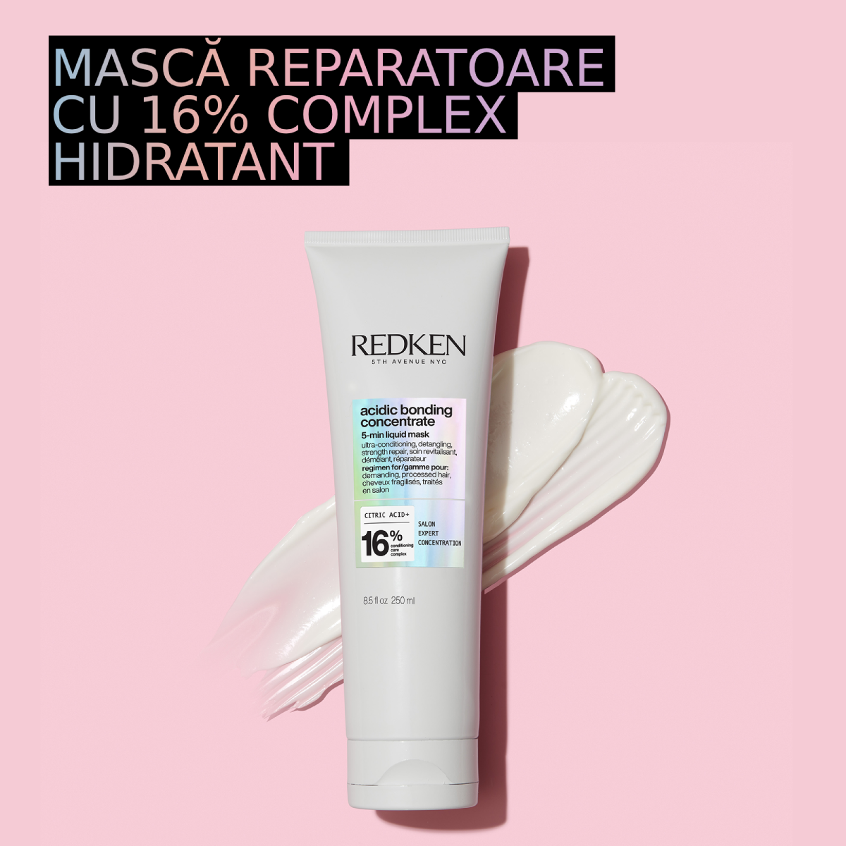 Redken Acidic Bonding Concentrate - Masca Lichida Intens Hidratanta 250ml - Beauty Lounge