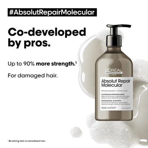 L’Oreal Professionnel Absolut Repair Molecular Shampoo 1500ml - Sampon Par Deteriorat