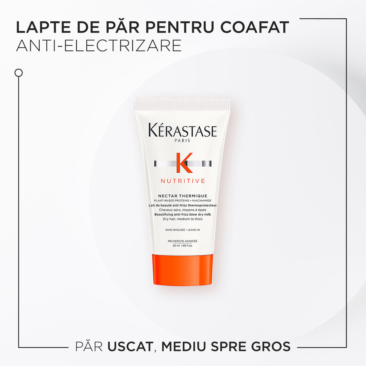 Kerastase Nectar Thermique 50ml - Lapte de Par Pentru Descurcare si Termo-Protector