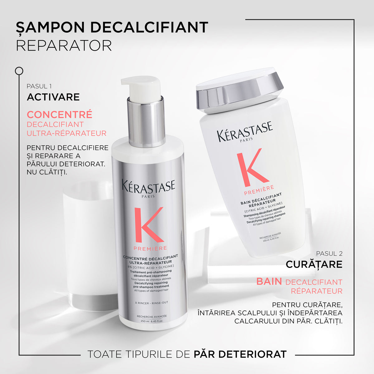 Kerastase Premiere Bain Decalcifiant Reparateur - Sampon Reparator Par Deteriorat 250ml - Beauty Lounge