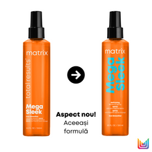 Încarcă imaginea în Galerie, Matrix Total Results Mega Sleek Iron Smoother - Spray cu Protectie Termica Pentu Par Rebel 250ml
