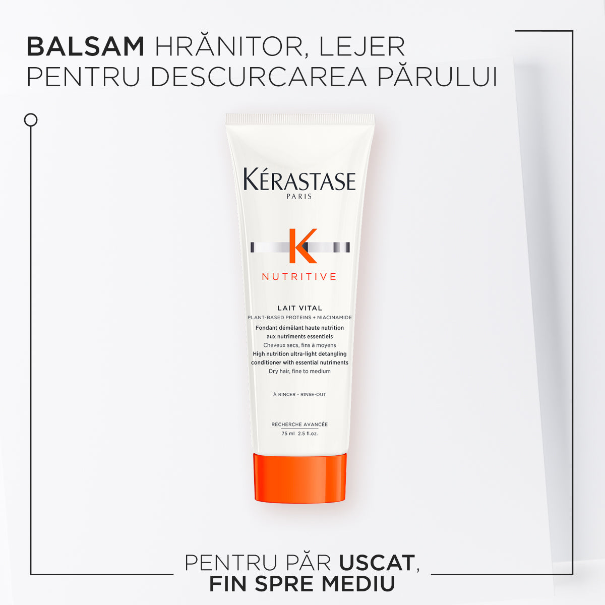 Kerastase Nutritive Lait Vital - Balsam Hranitor Pentru Par Uscat 75ml - Beauty Lounge