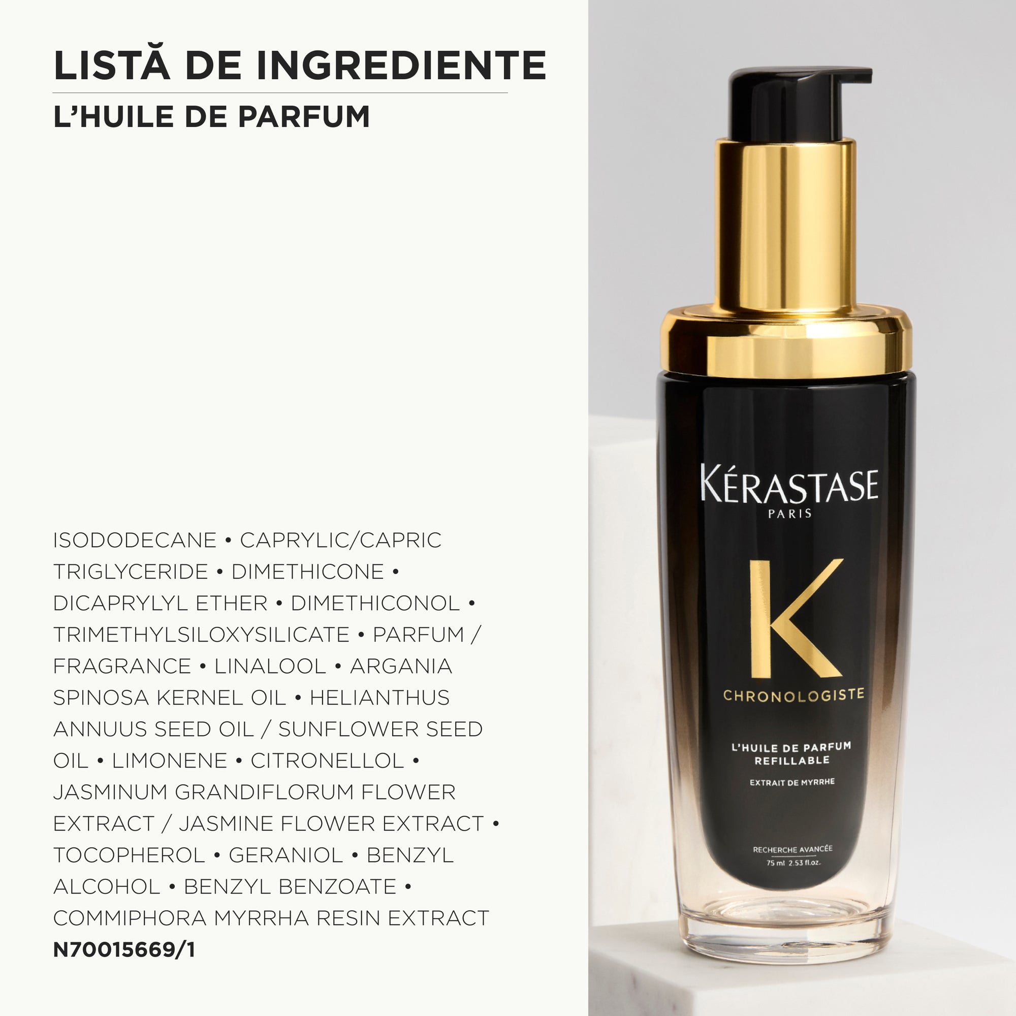 Kerastase Chronologiste Huile de Parfum 75ml - Ulei de Par Reincarcabil