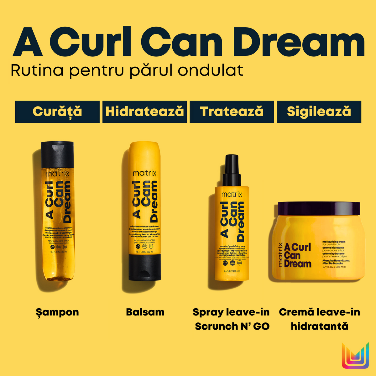 Matrix A Curl Can Dream 300ml - Balsam Pentru Par Cret si Ondulat