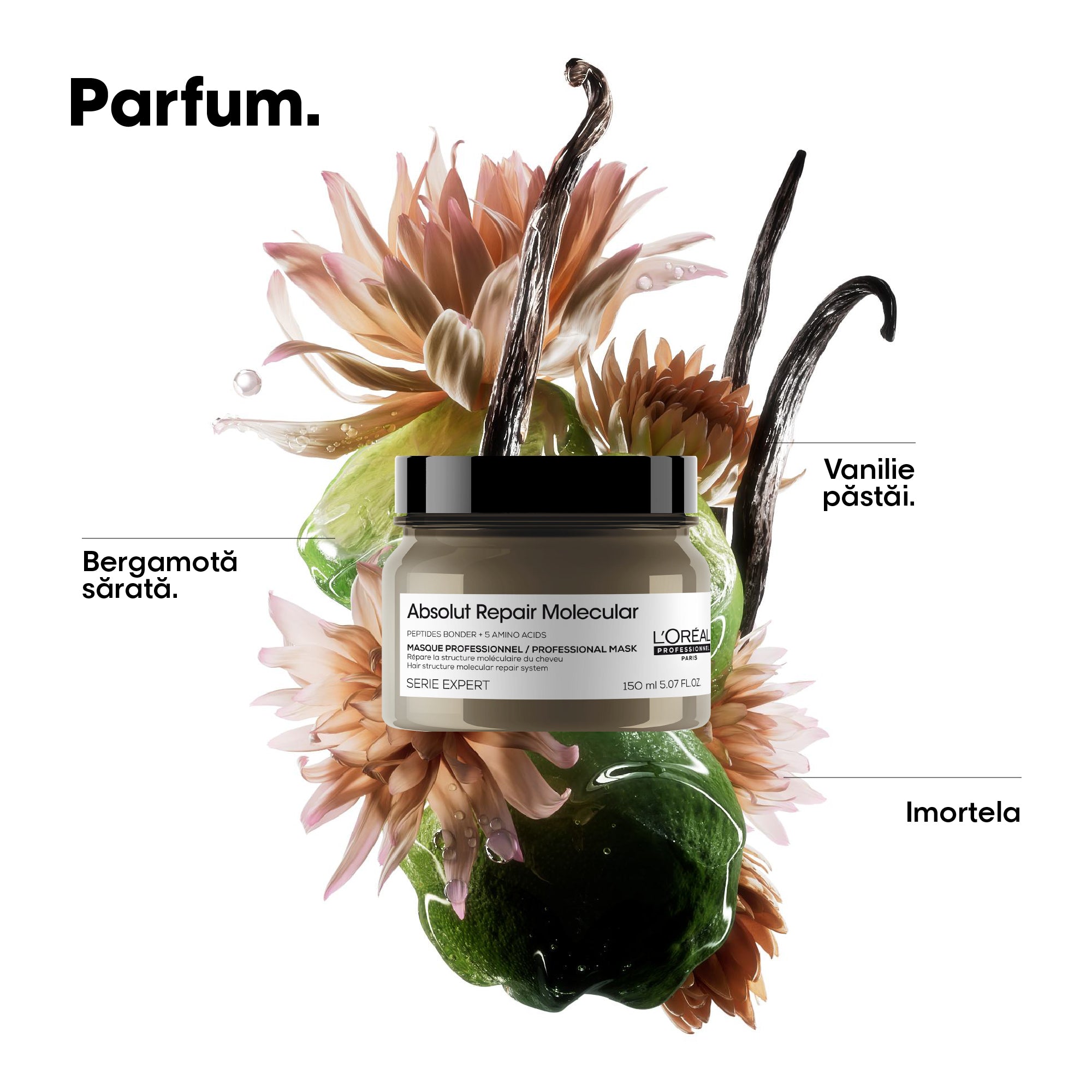L'Oreal Professionnel SE Absolut Repair Molecular - Masca Anti-Rupere Pentru Par 150ml - Beauty Lounge