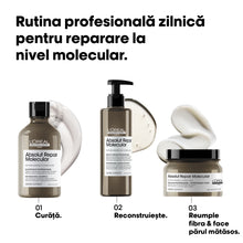 Încarcă imaginea în Galerie, L&#39;Oreal Professionnel SE Absolut Repair Molecular - Masca Anti-Rupere Pentru Par 150ml
