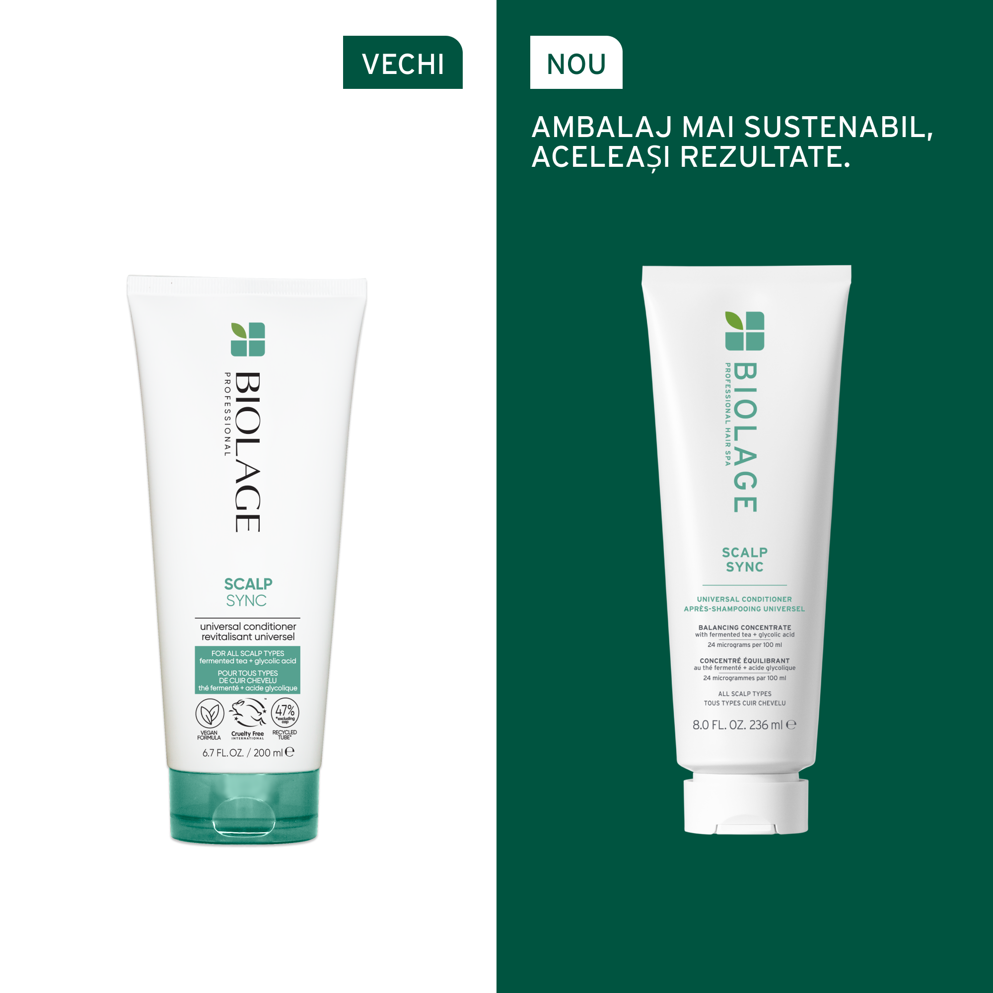 Biolage Scalp Sync Conditioner 236ml - Balsam Pentru Toate Tipurile de Par