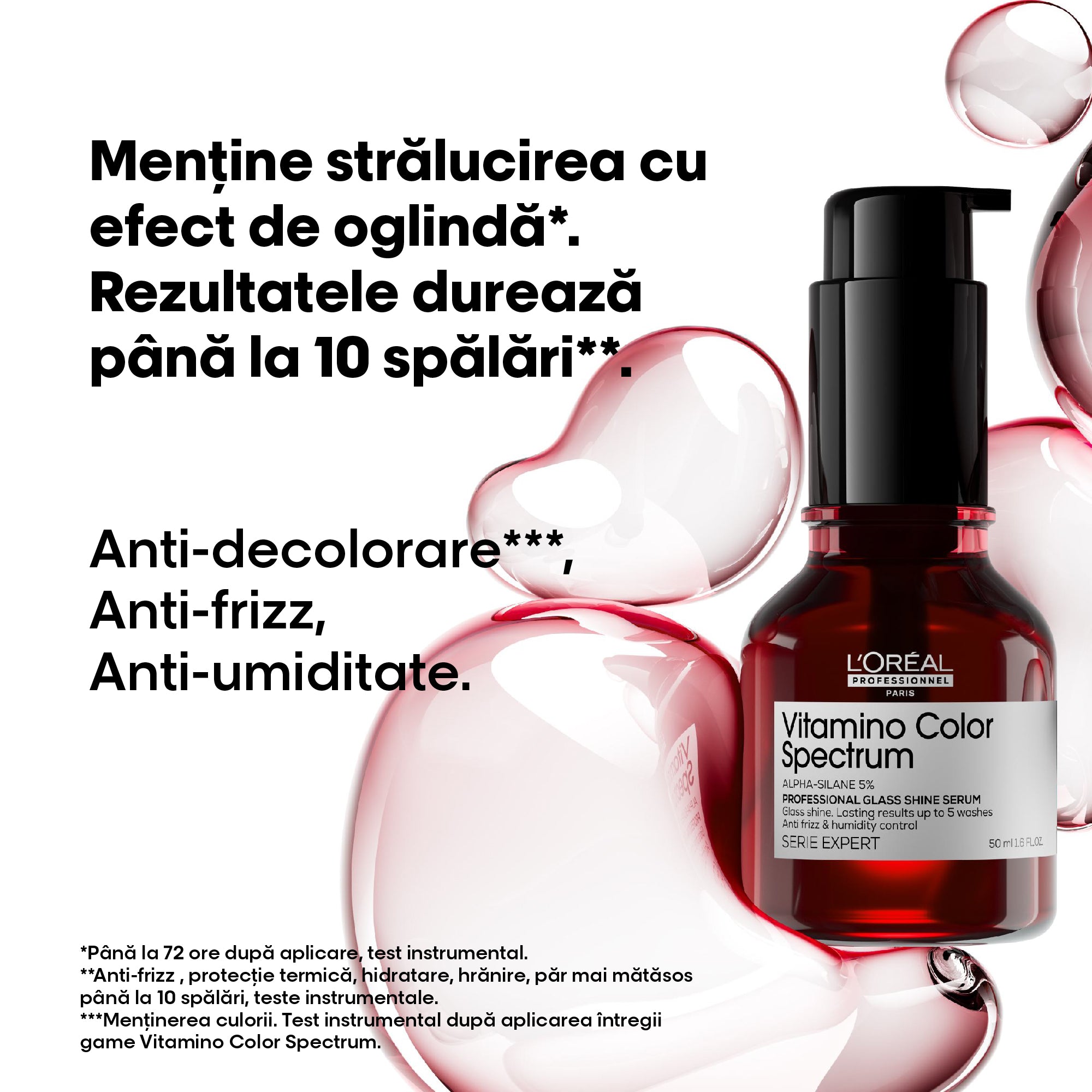 L'Oreal Professionnel SE Vitamino Color Spectrum Glass Shine Serum - Ser Pentru Par Vopsit 50ml - Beauty Lounge
