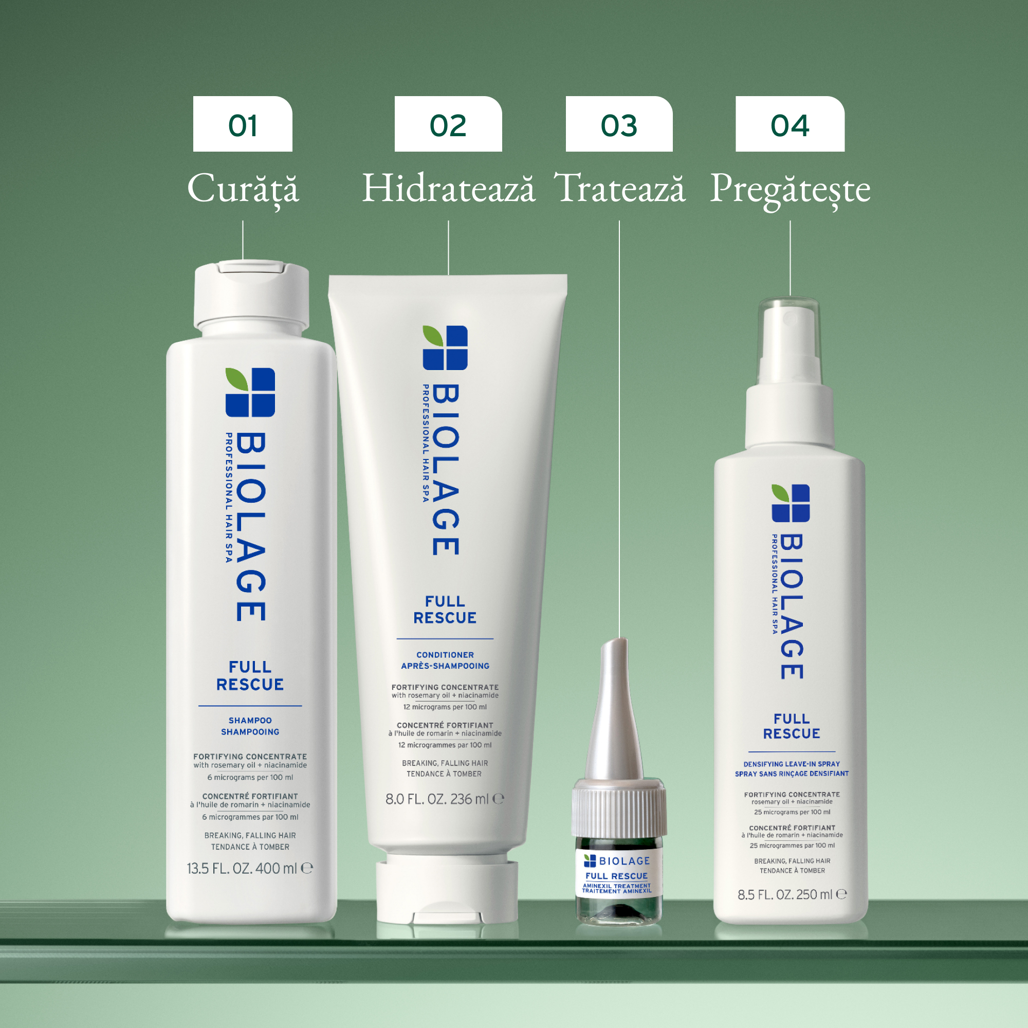 Matrix Biolage Full Rescue - Tratament Anticadere si Echilibrare Scalp 10X6ml