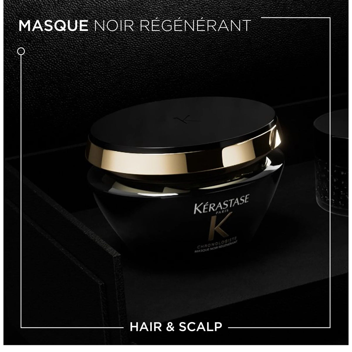 Kerastase Chronologiste Rituel Noir Regenerant - Tratament Luxos Masca 200ml si Perle 50ml