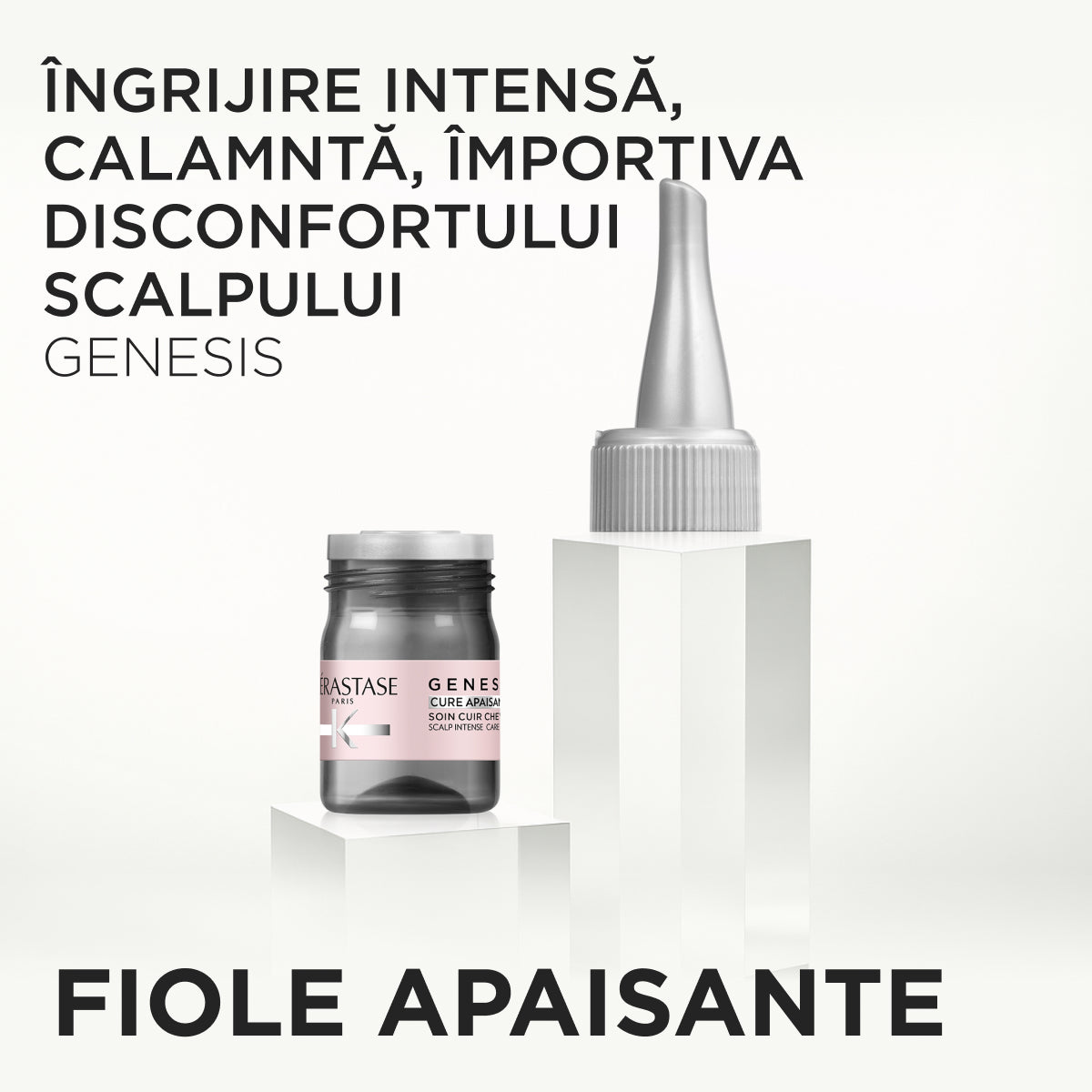 Kerastase Genesis Apaisante  Cure 10x6ml - Tratament Calm Scalp Sensibil