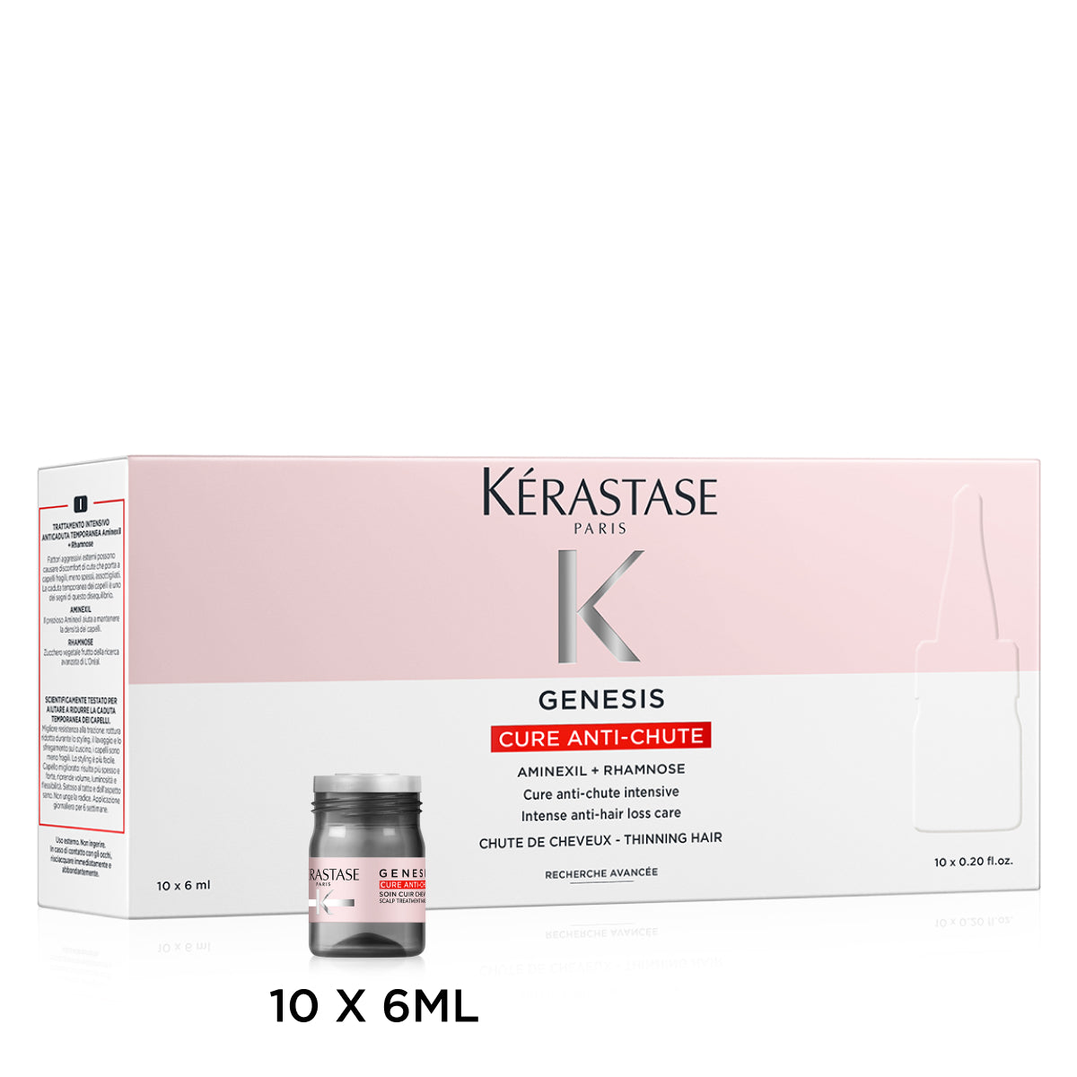 Kerastase Genesis Anti-Chute Cure 10x6ml - Tratament Anti-Cadere Par