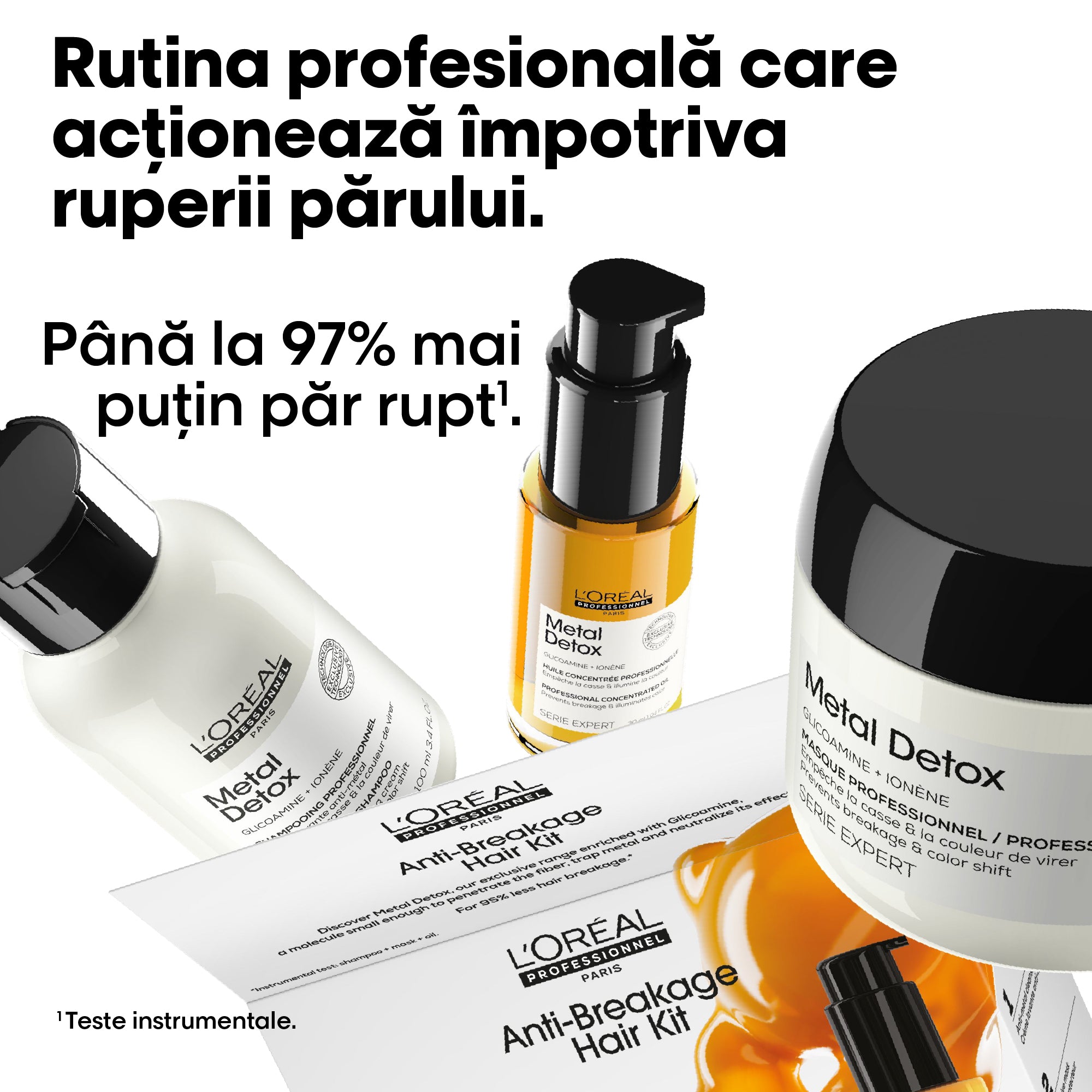 L'Oreal Professionnel SE Metal Detox Travel - Set Anti-Rupere Pentru Par - Beauty Lounge