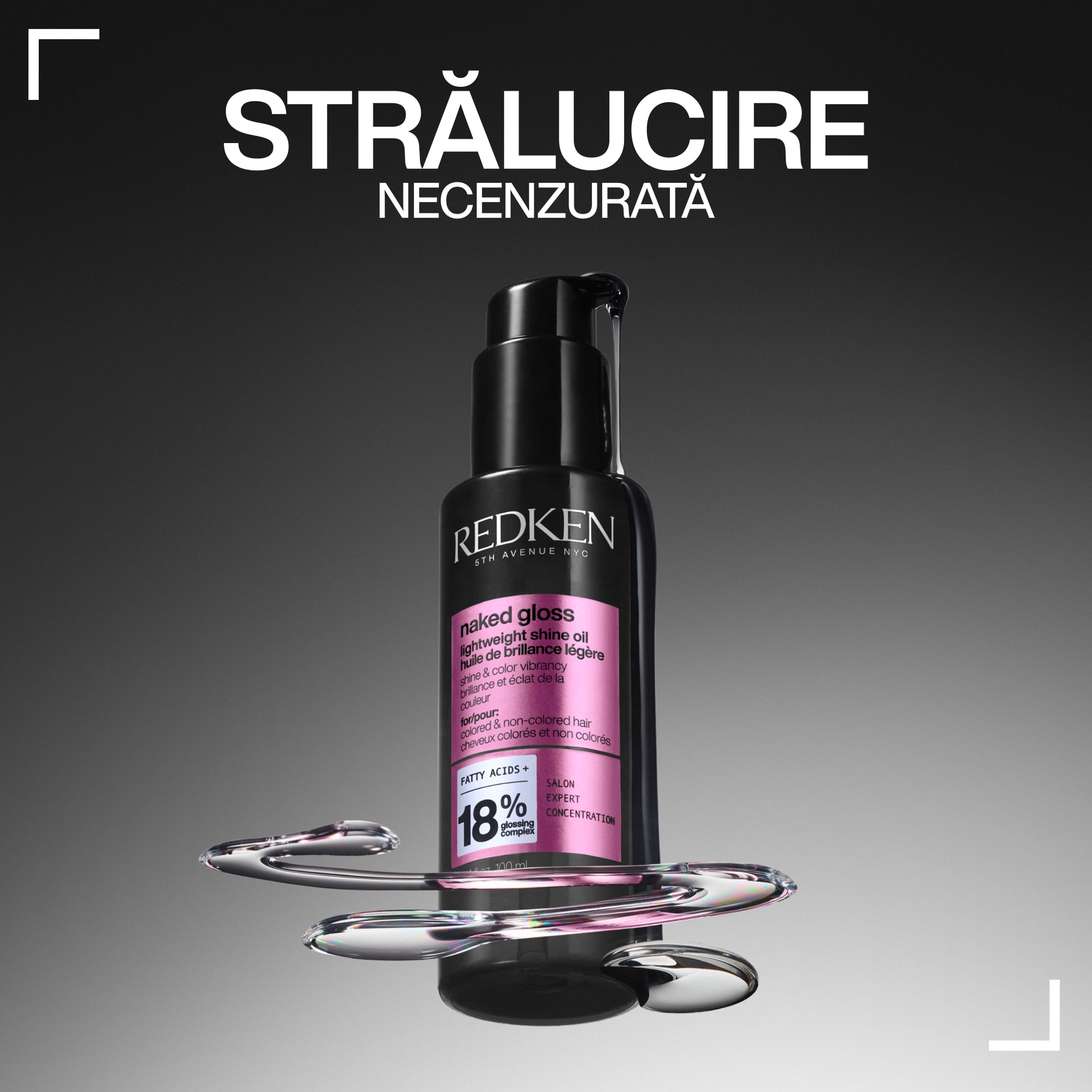 Redken Naked Gloss - Ulei pentru Stralucire 100ml - Beauty Lounge