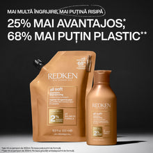 Încarcă imaginea în Galerie, Redken All Soft - Rezerva Sampon cu Ulei de Argan Pentru Parul Uscat 500ml

