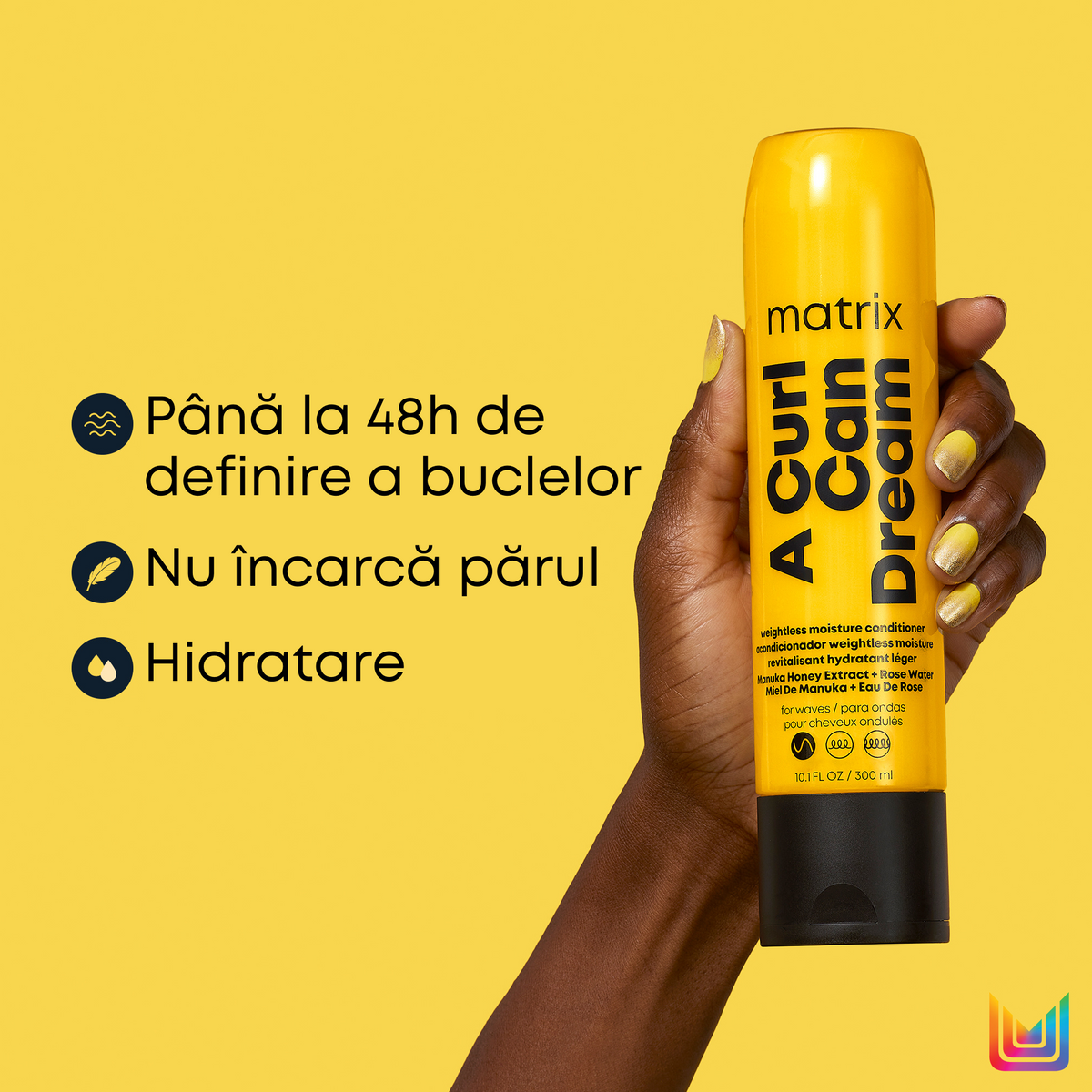 Matrix A Curl Can Dream 300ml - Balsam Pentru Par Cret si Ondulat