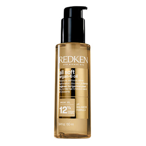 Redken All Soft Argan 6 Oil - Ulei de Argan pentru Par Uscat 100ml