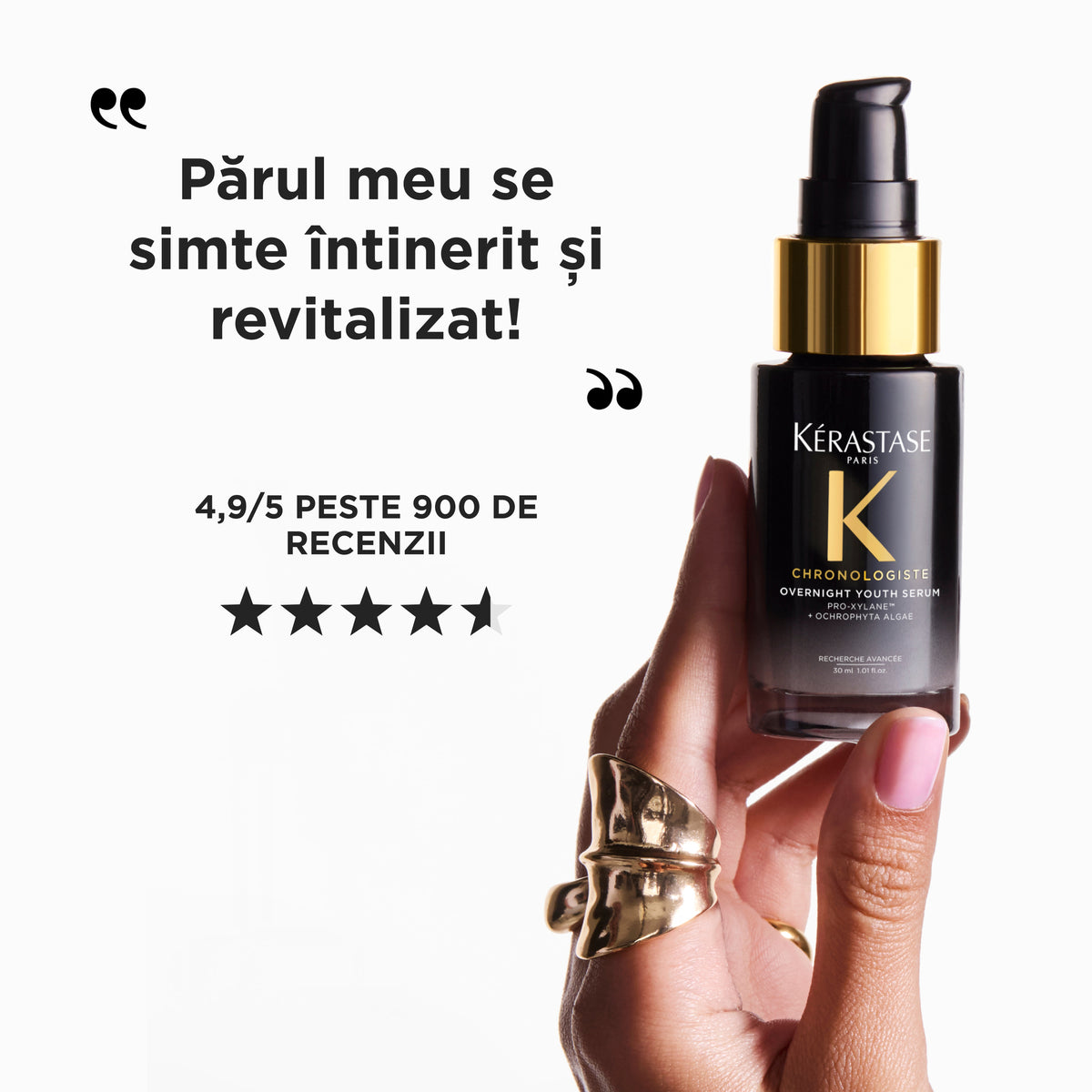 Kerastase Chronologiste Overnight Youth Serum 30ml - Ser de Noapte