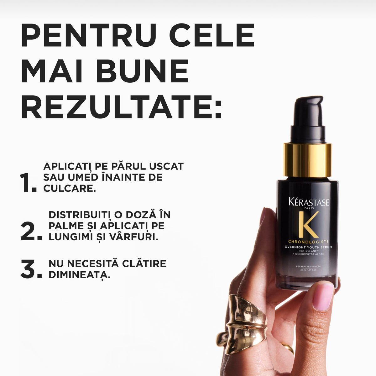 Kerastase Chronologiste Overnight Youth Serum 30ml - Ser de Noapte
