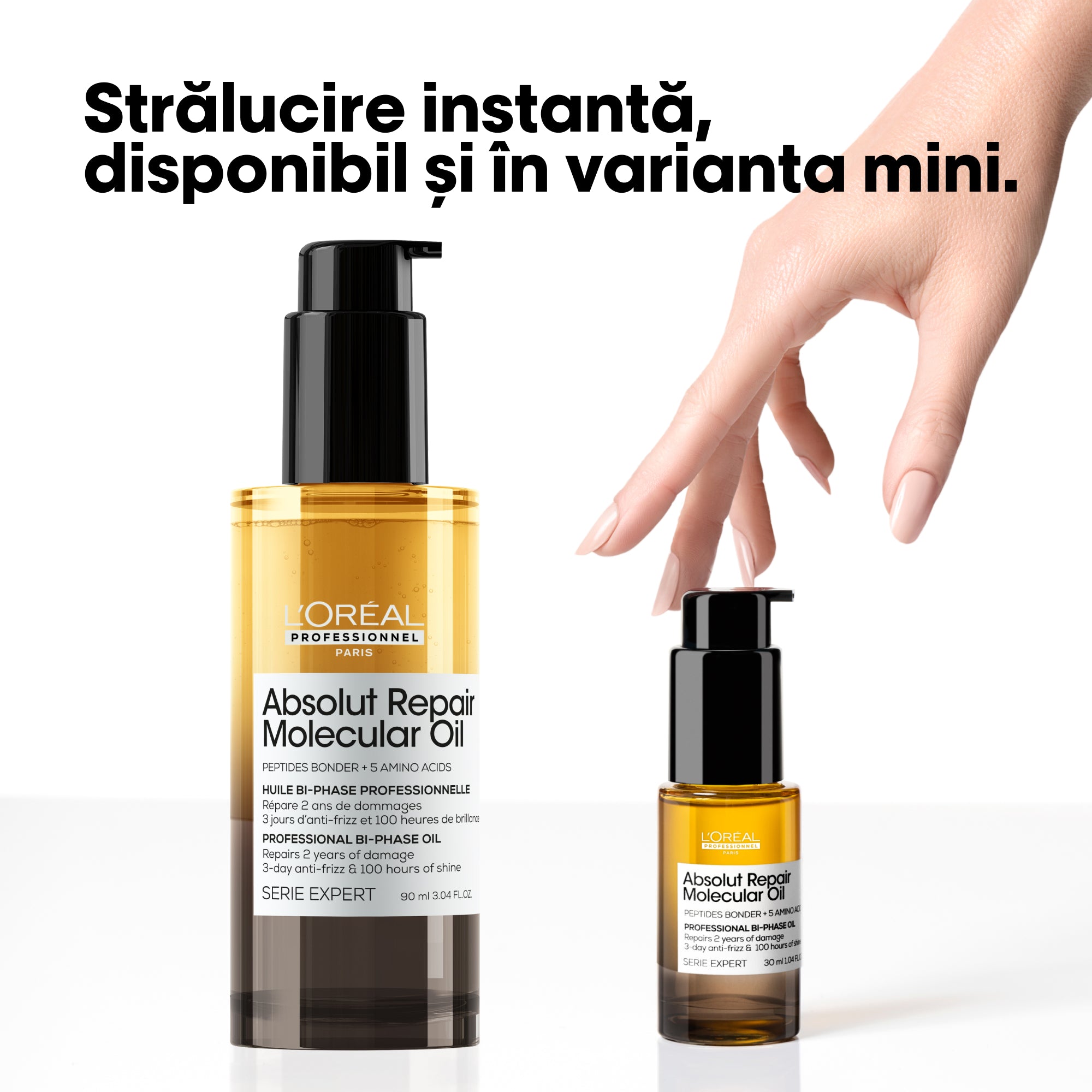 Set L’Oreal Absolut Repair Molecular – Ulei Bifazic 30ml + 90ml - Beauty Lounge