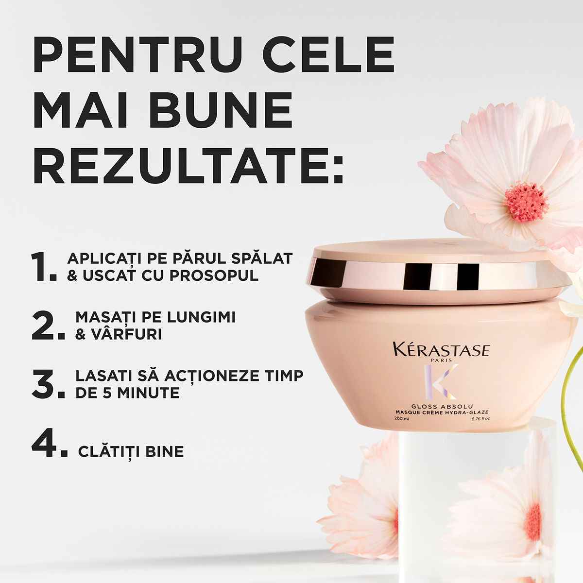 Kerastase Gloss Absolu Hydra-Glaze Masque 200ml - Masca Hidratanta - Beauty Lounge