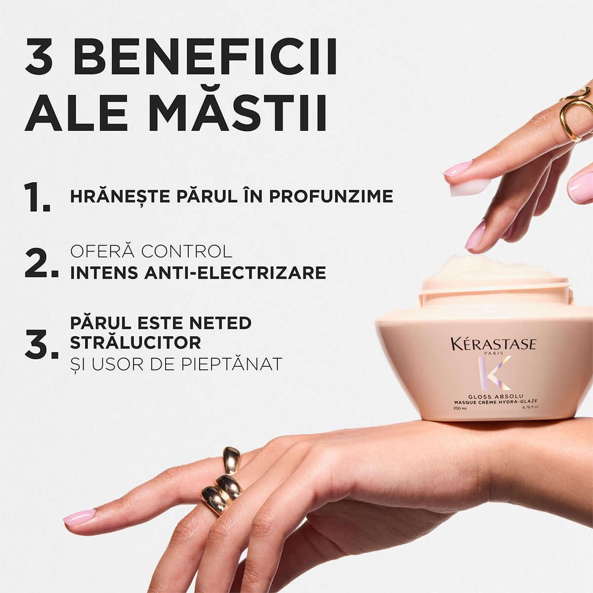 Kerastase Gloss Absolu Hydra-Glaze Masque 200ml - Masca Hidratanta - Beauty Lounge