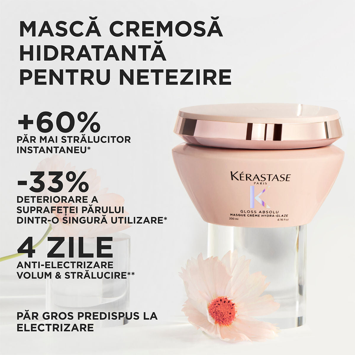 Kerastase Gloss Absolu Hydra-Glaze Masque 200ml - Masca Hidratanta - Beauty Lounge
