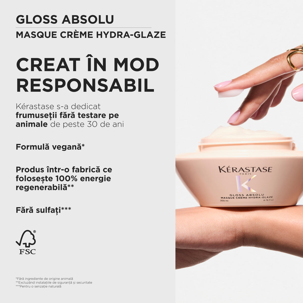 Kerastase Gloss Absolu Hydra-Glaze Masque 200ml - Masca Hidratanta