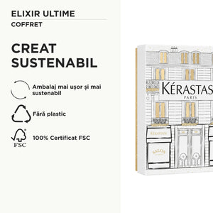Kerastase Elixir Ultime Duo Holidays 2025 - Set Pentru Par Stralucitor si Catifelat