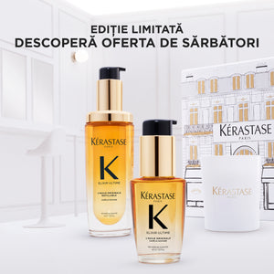 Kerastase Elixir Ultime Duo Holidays 2025 - Set Pentru Par Stralucitor si Catifelat