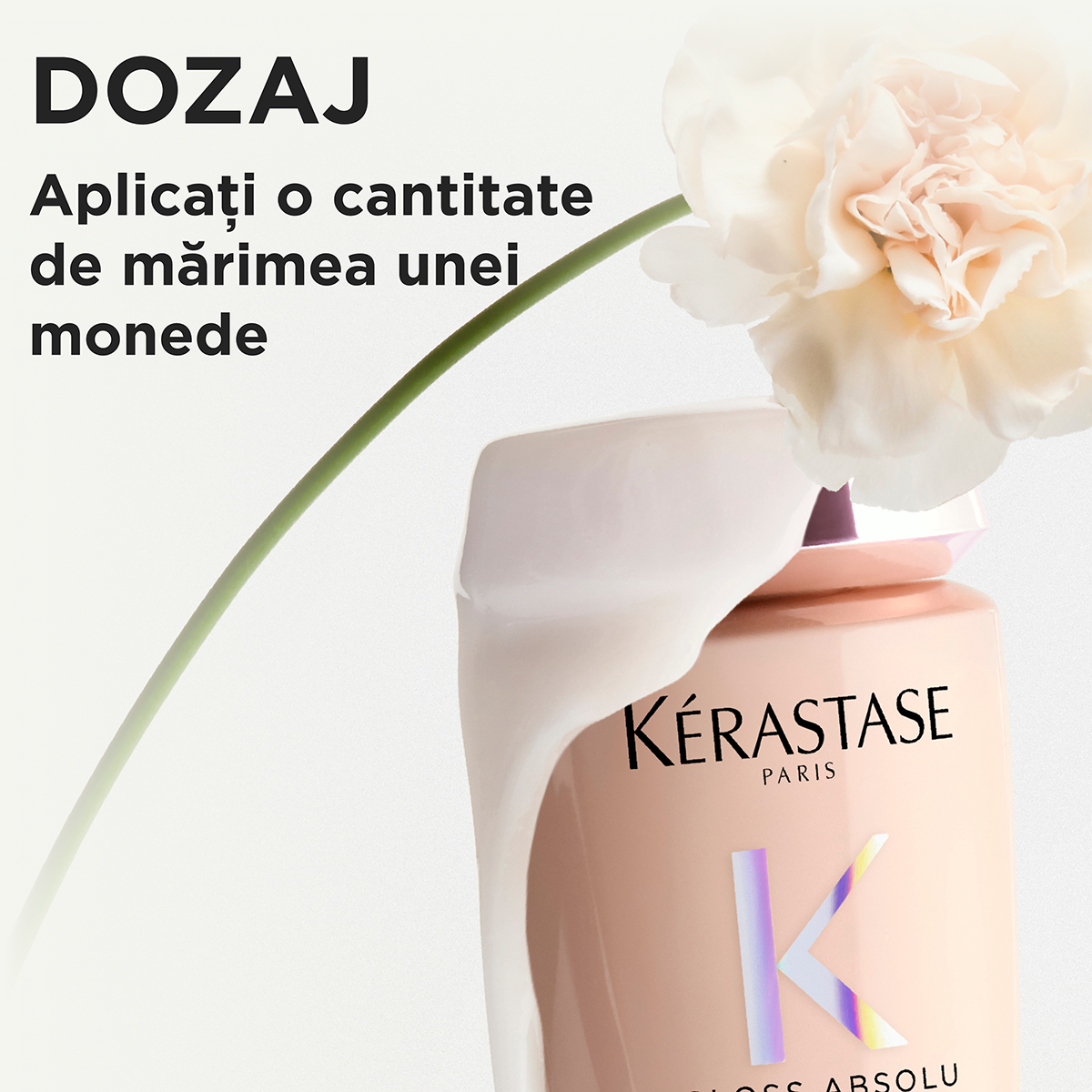 Kerastase Gloss Absolu Bain 250ml -  Sampon Pentru Par Gros Anti-Frizz - Beauty Lounge