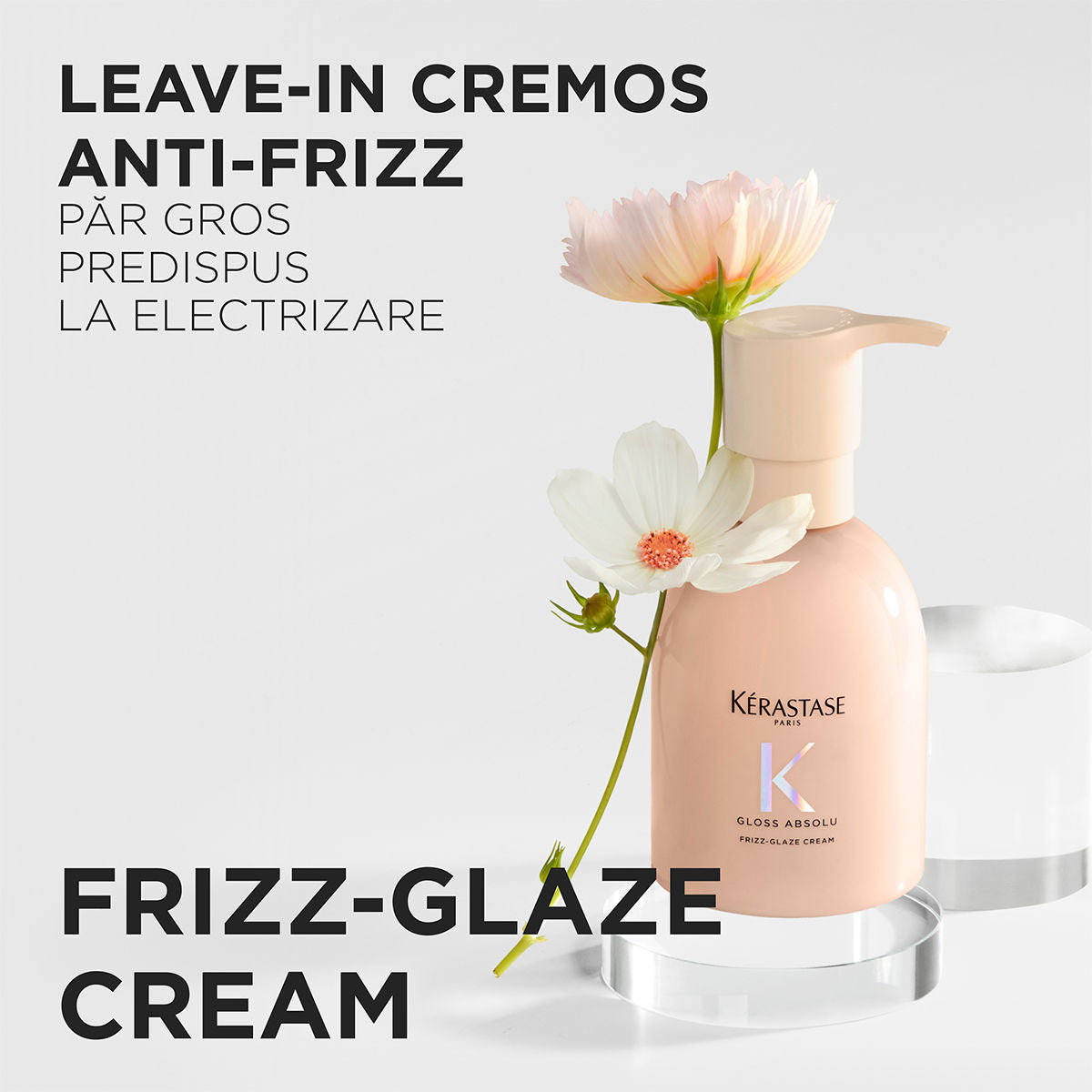 Kérastase Gloss Absolu Leave-in 240ml - Crema Leave-in Anti-Frizz Pentru Par Gros - Beauty Lounge
