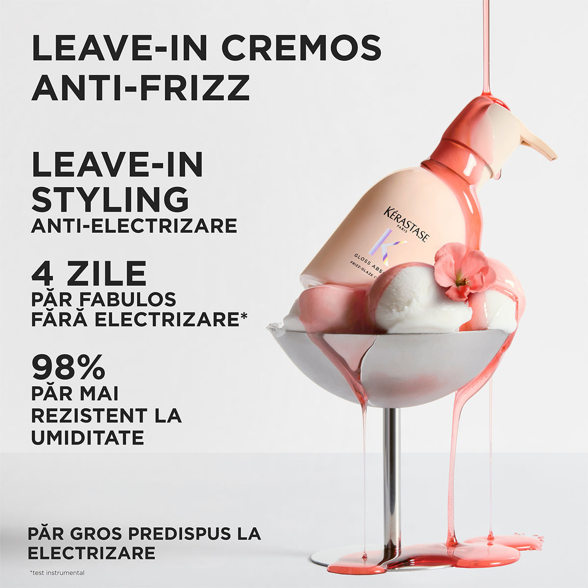 Kérastase Gloss Absolu Leave-in 240ml - Crema Leave-in Anti-Frizz Pentru Par Gros - Beauty Lounge