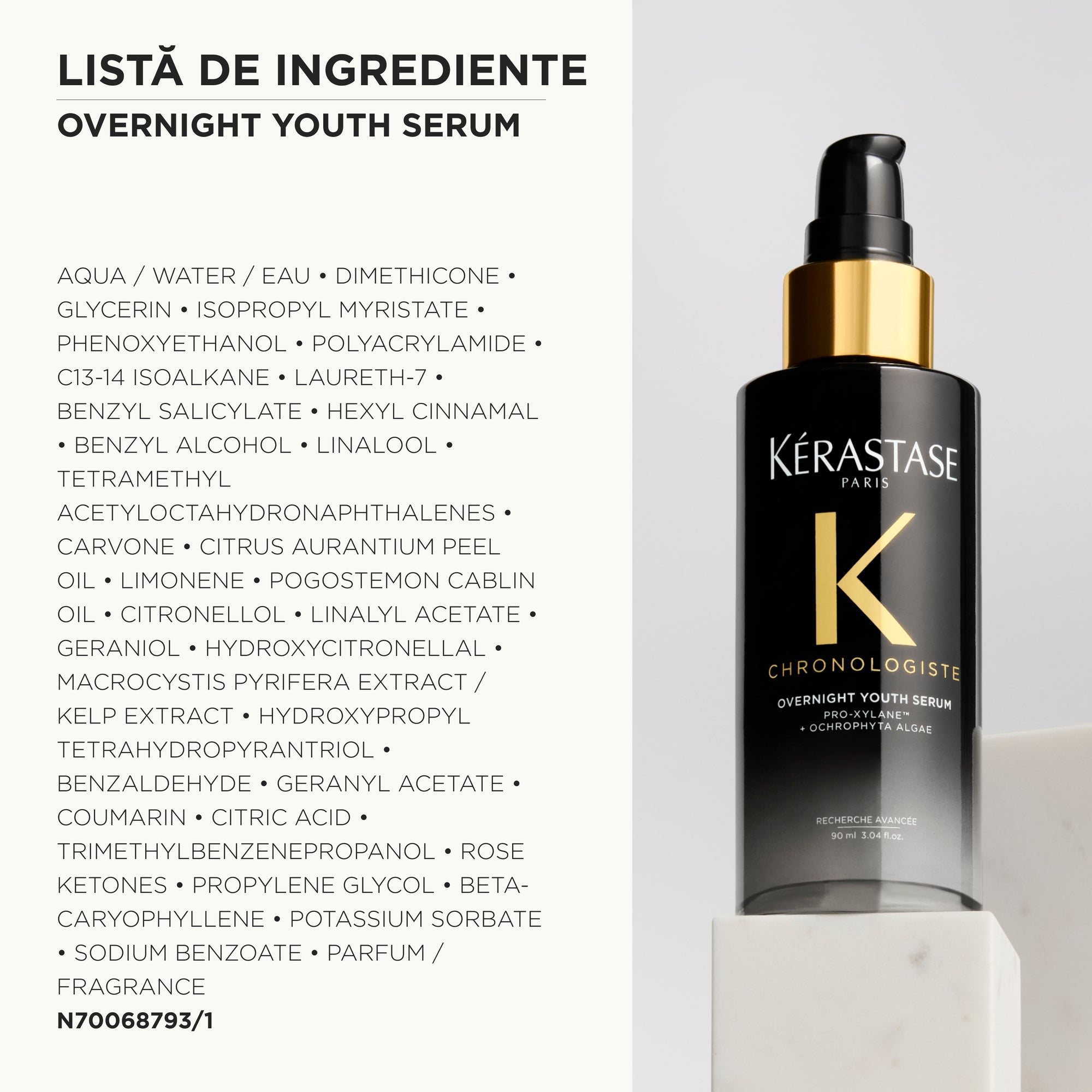 Kerastase Chronologiste Overnight Youth Serum 90ml - Ser de Noapte