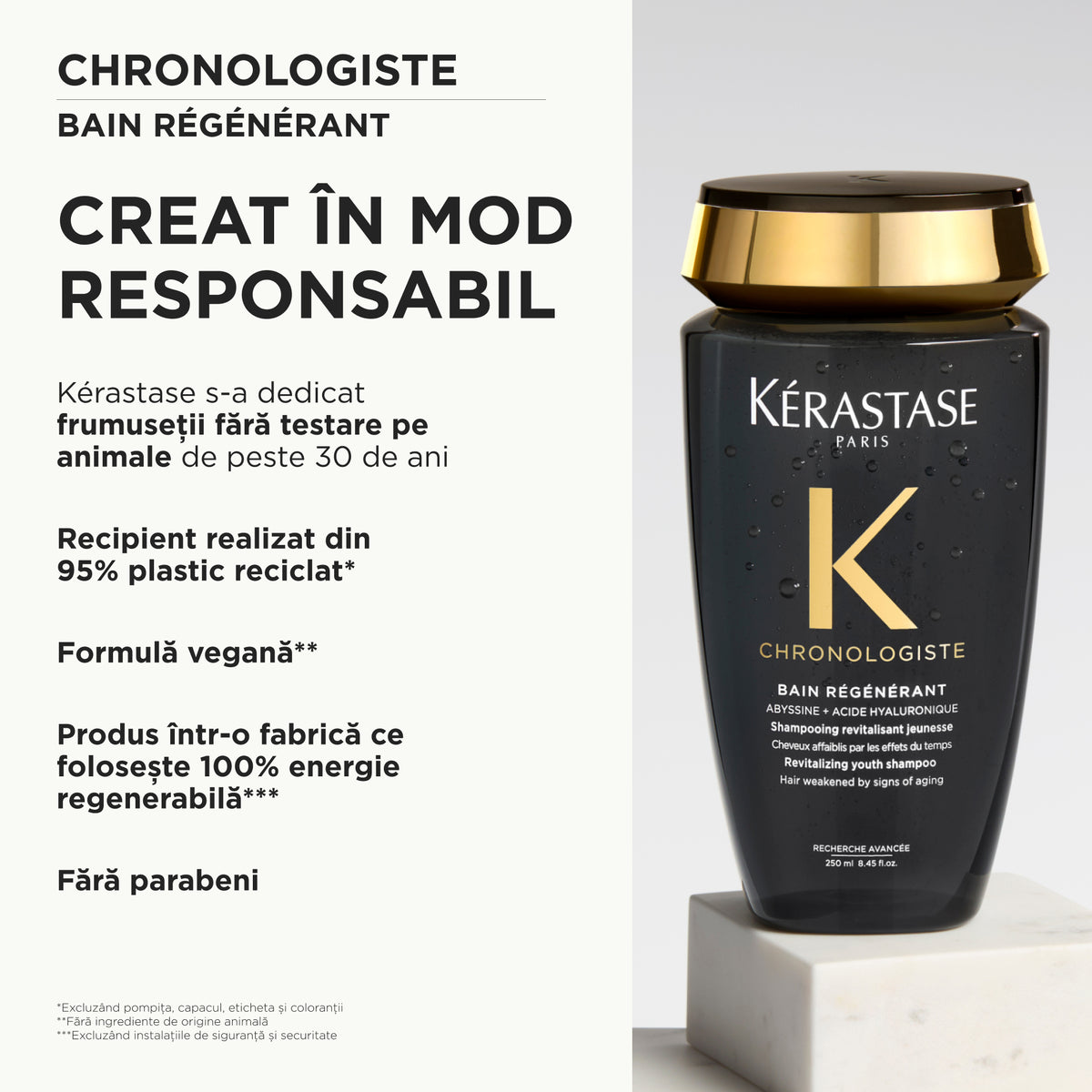 Kerastase Chronologiste Bain Regenerant Anti-Aging 250ml - Sampon Revitalizant si Hidratant
