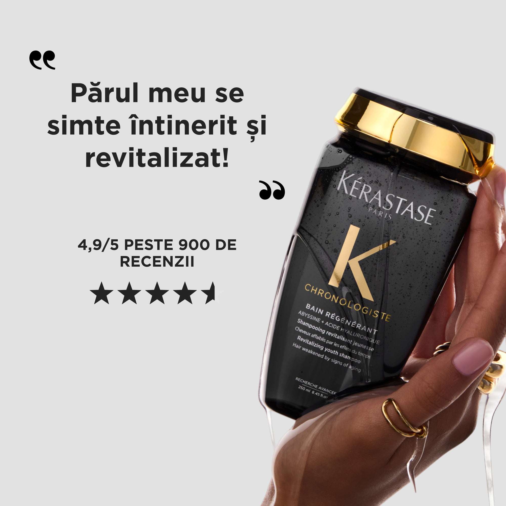 Kerastase Chronologiste Bain Regenerant Anti-Aging 250ml - Sampon Revitalizant si Hidratant
