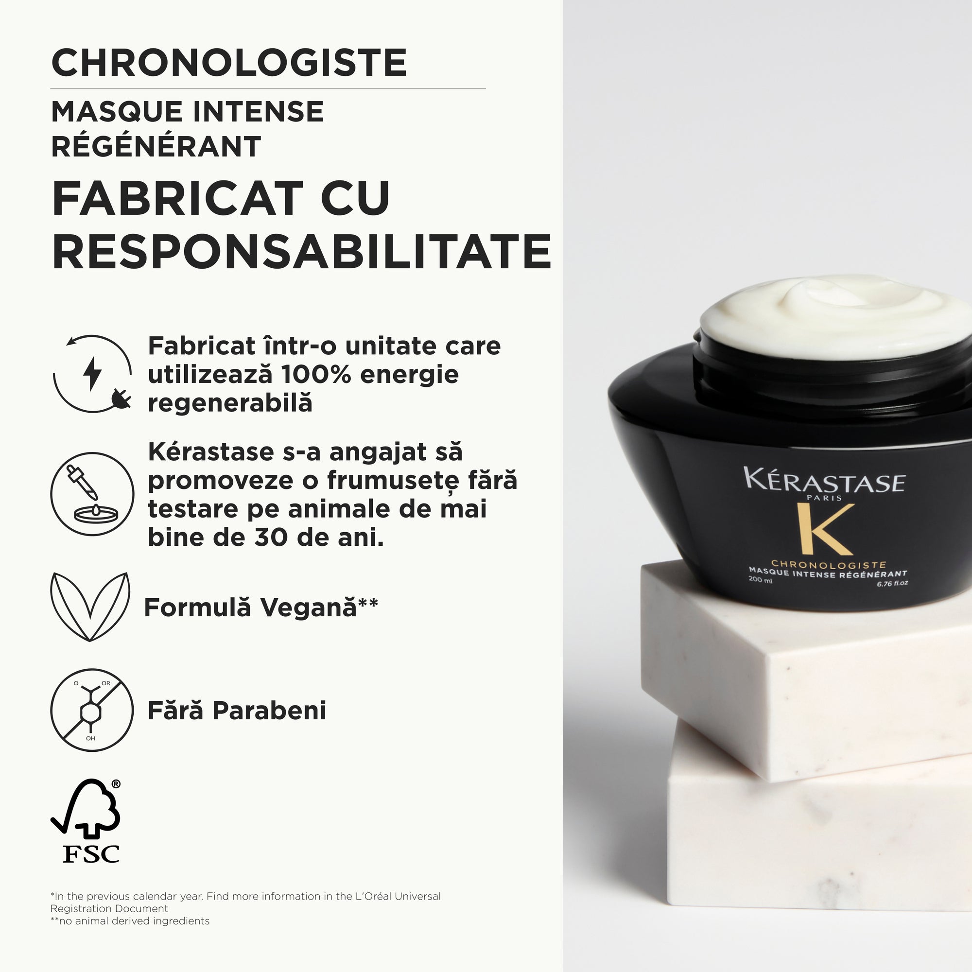 Kerastase Chronologiste Masque Regenerant Anti-Aging 200ml - Masca Regeneranta si Revitalizanta