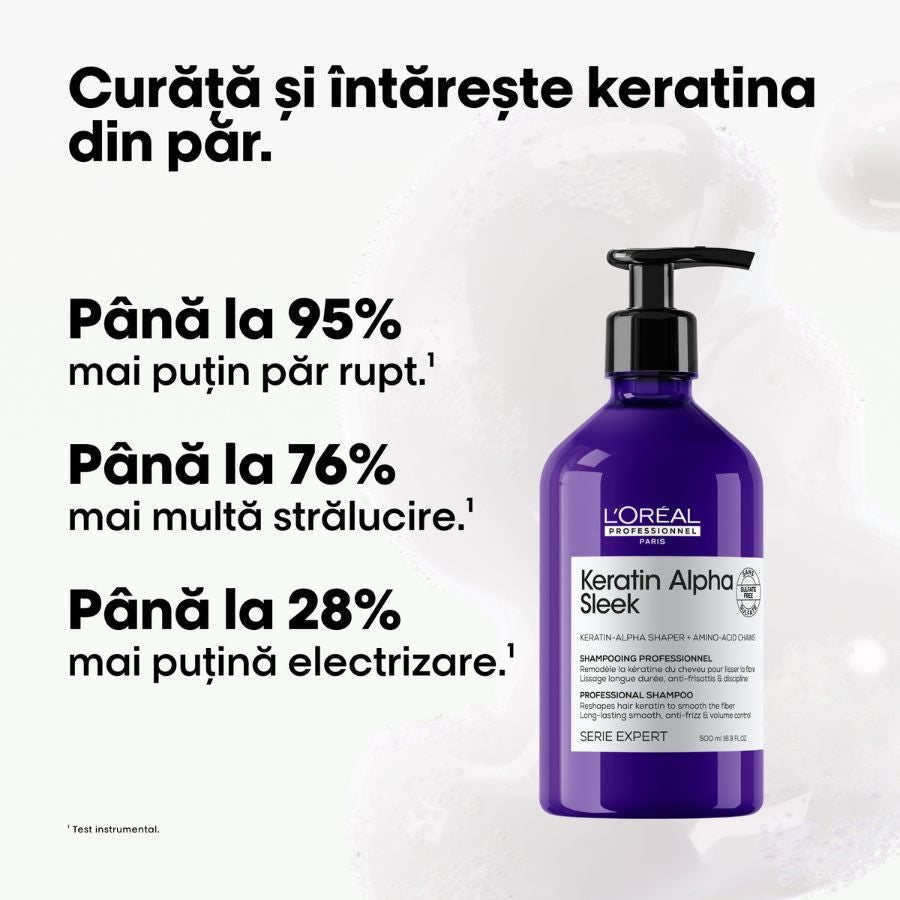 L’Oreal Professionnel Serie Expert Keratin Alpha Sleek 500ml - Sampon Hidratant