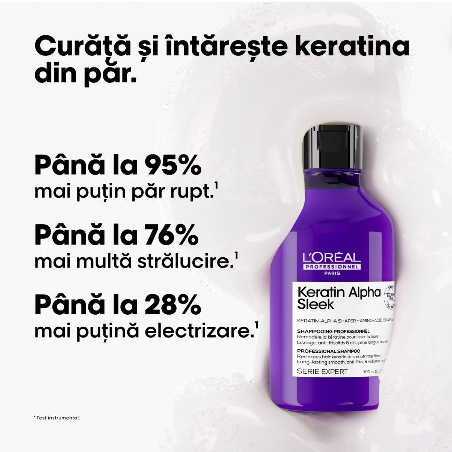 L’Oreal Professionnel Serie Expert Keratin Alpha Sleek 300ml - Sampon Hidratant