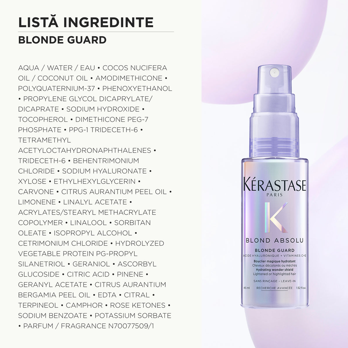 Kerastase Blond Absolu Blonde Guard Leave-In 45ml - Tratament Leave-In