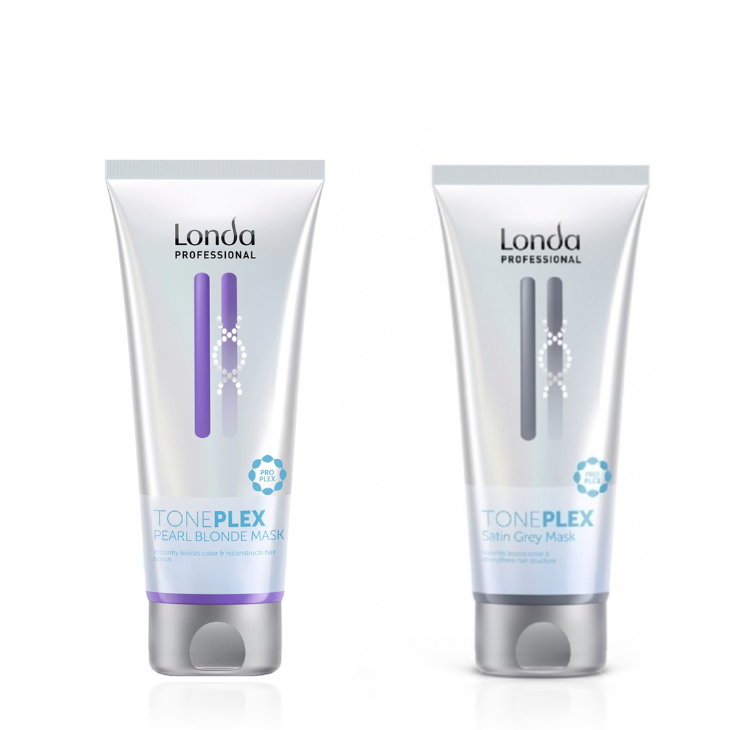 Set Londa Toneplex Mask Pearl Blond 200ml si Masca Satin Grey 200ml