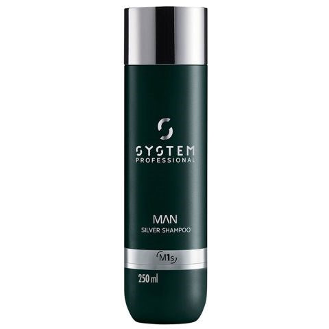 System Professional Man Silver Shampoo 250ml - Sampon Pentru Par Grizonant