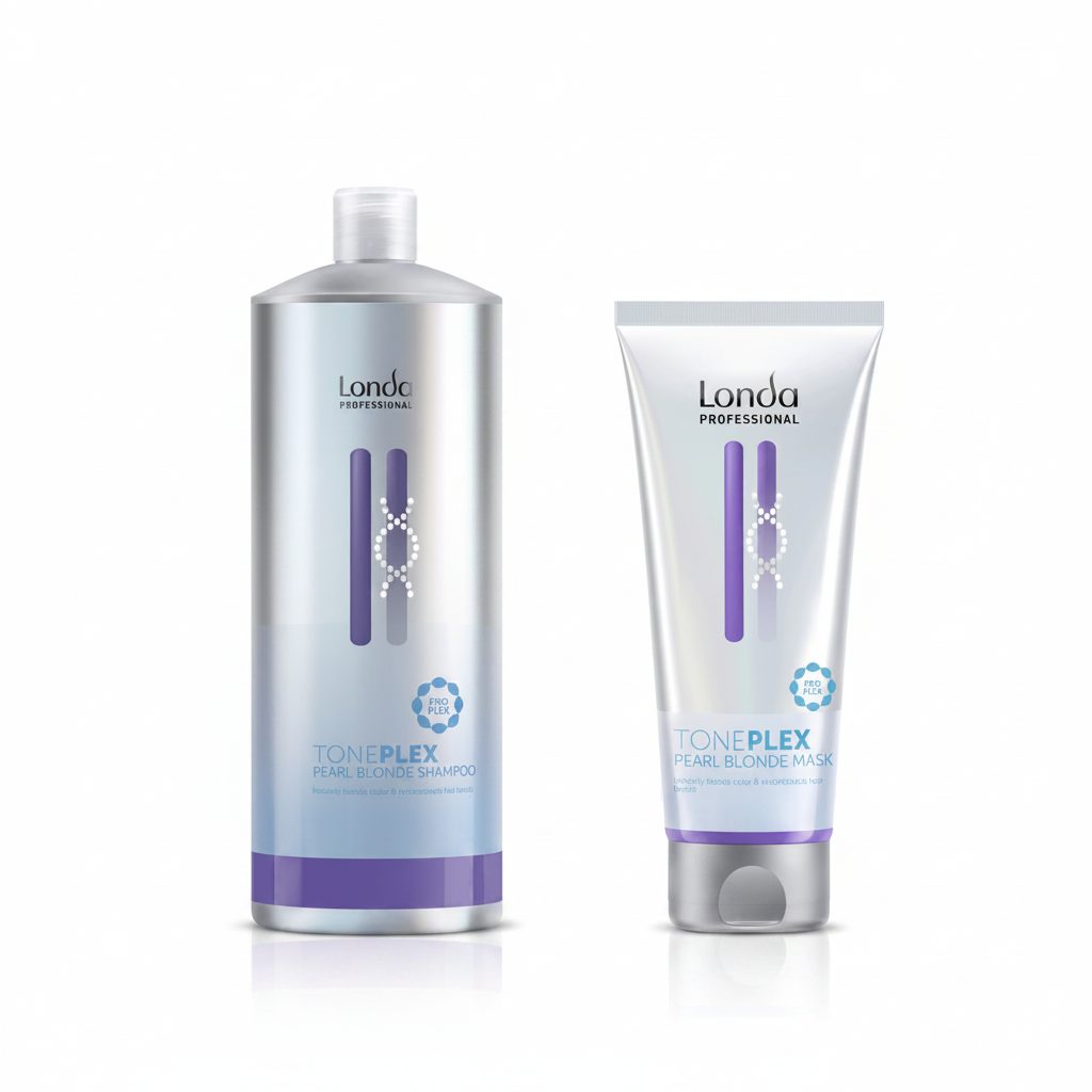 Set Londa Toneplex Pearl Blonde Sampon 1000ml si Masca 200ml - Beauty Lounge
