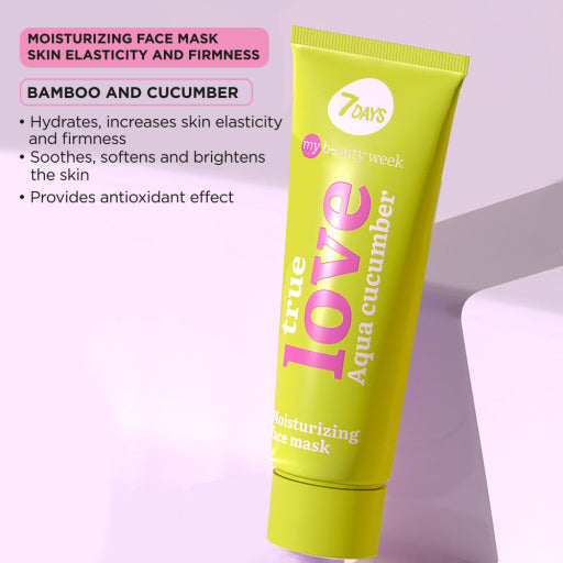 7DAYS Masca Faciala My Beauty Week True Love Hidratanta 80ml - Hidratare Profunda