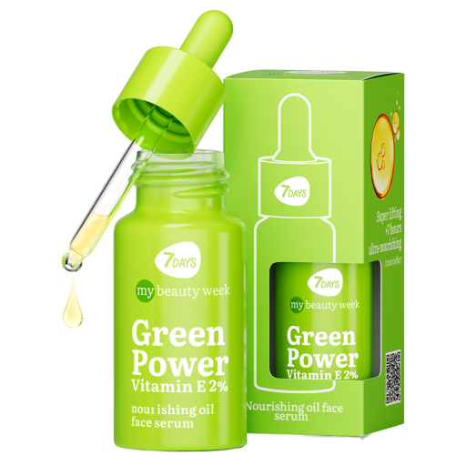 7DAYS Ser Facial My Beauty Week Green Power Vitamina E 2% Nutritiv 20ml