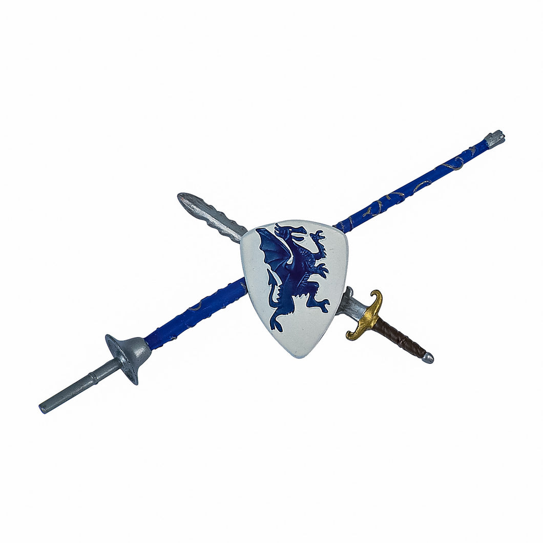 Papo Personaje Medievale Fantastice Figurina Set 10 Sabii si Scuturi