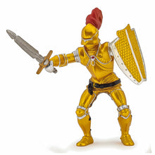 Încarcă imaginea în Galerie, Papo Personaje Medievale Fantastice Figurina Cavaler in Armura Aurie
