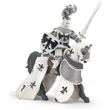 Încarcă imaginea în Galerie, Papo Personaje Medievale Fantastice Figurina Cavaler cu Pene Alb
