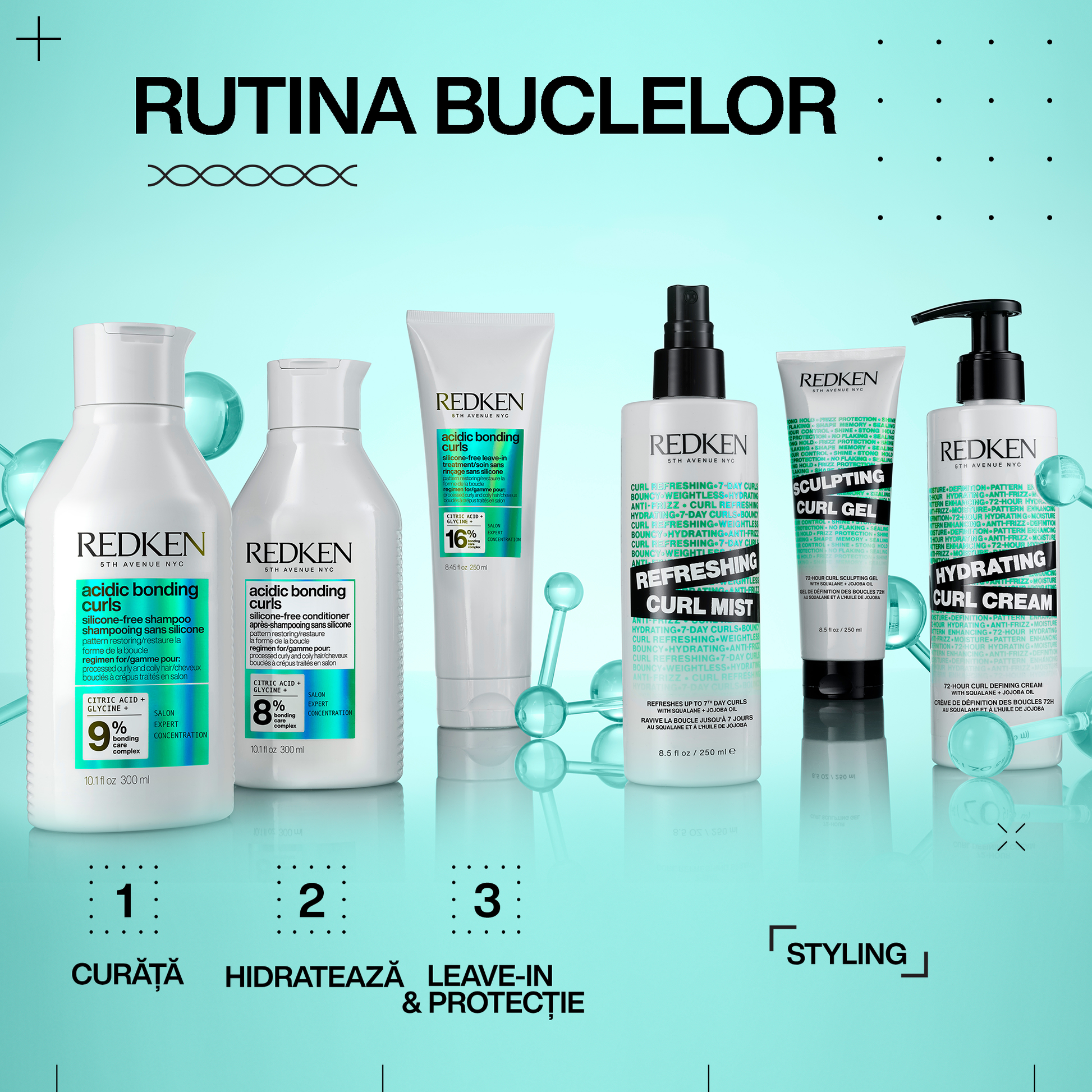 Redken Acidic Bonding Curls - Balsam Regenerator Pentru Par Cret 300ml - Beauty Lounge