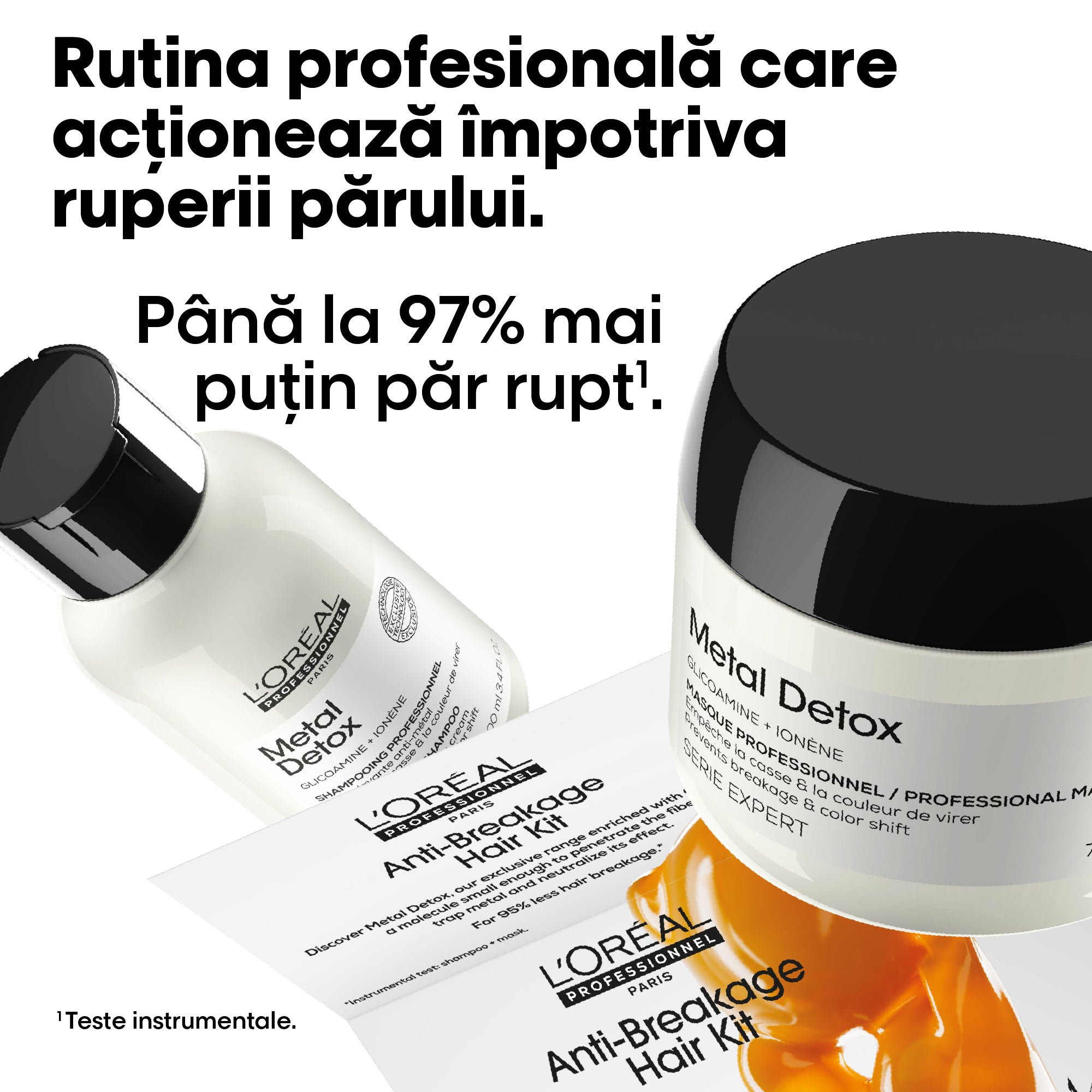 L'Oreal Professionnel SE Metal Detox Duo Travel - Set Anti-Rupere Pentru Par - Beauty Lounge